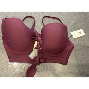 Shade & Shore Plum Bikini Top